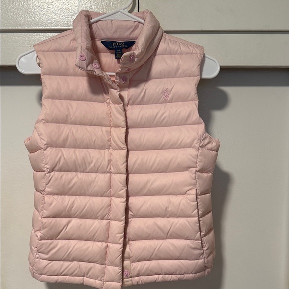 Polo Ralph Lauren Light Pink Vest. Size 12/14 - Picture 4 of 4